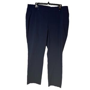 JM Collection Pull On Womens Plus Size 16W Blue Tummy Control Pull On New Petite